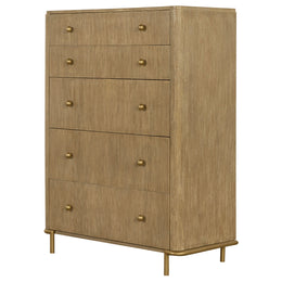 Arini 5-drawer Bedroom Chest Black