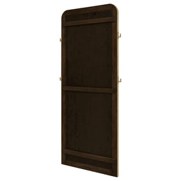 Arini Cane Weave  Length Standing Floor Mirror Black