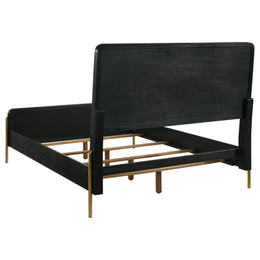 Arini RattanPanel Bed Sand Wash and Natural