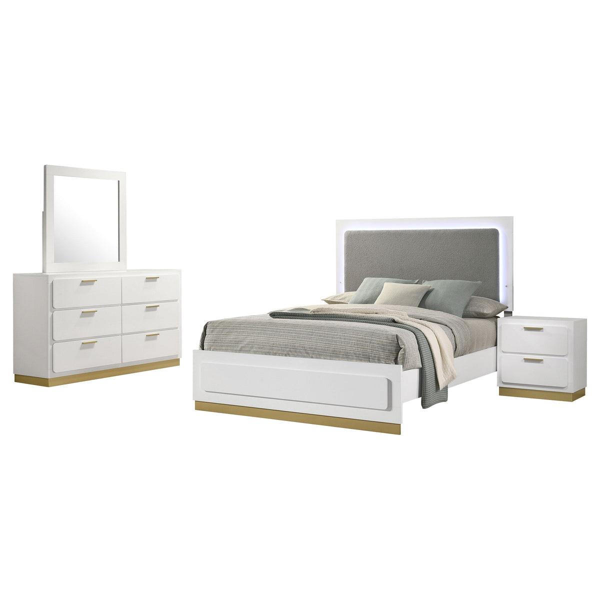 Caraway  California King Bedroom Set Black