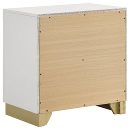Caraway 2-drawer Nightstand Black