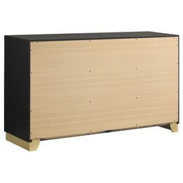 Caraway  California King Bedroom Set Black