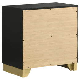 Caraway  California King Bedroom Set Black