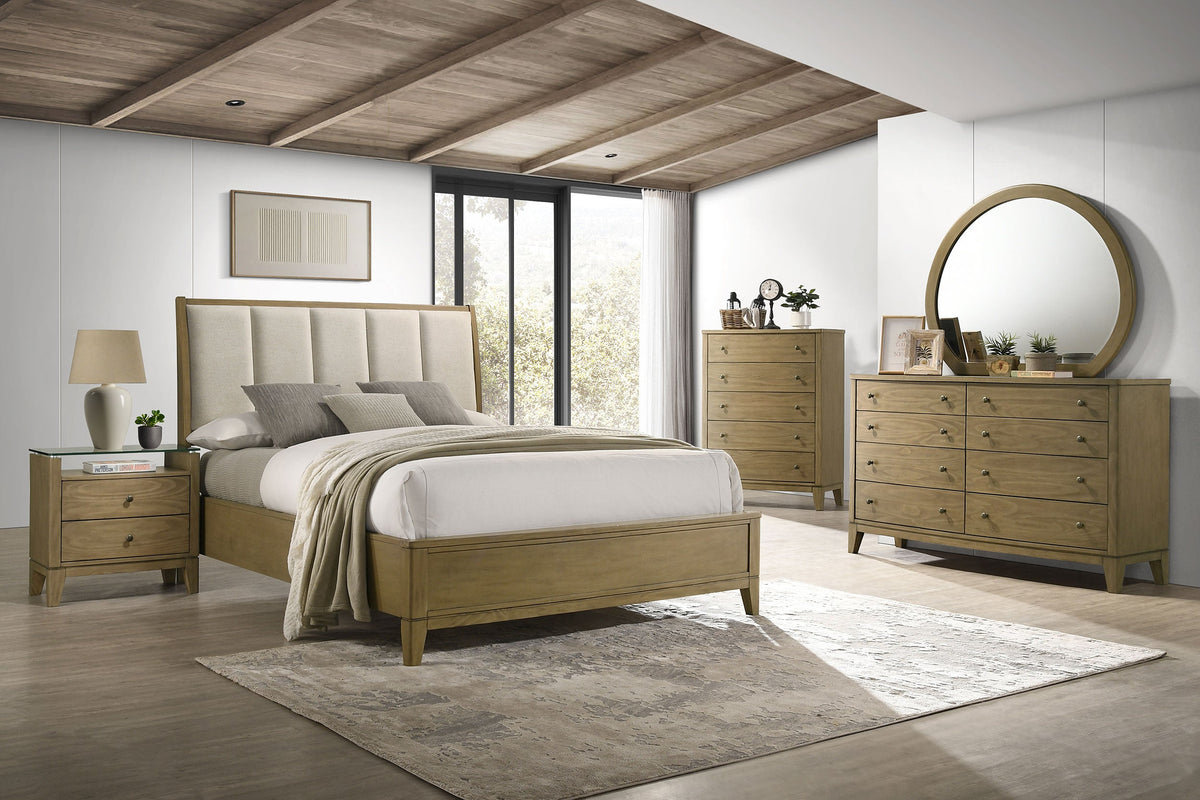 Granada  California King Bedroom Set Natural Pine