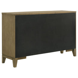 Granada 8-drawer Dresser and Mirror Natural Pine