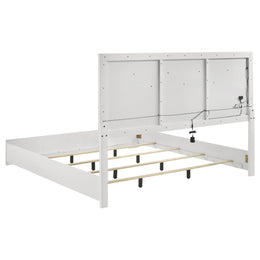 Hyland  Panel Bed LED Headboard Natural
