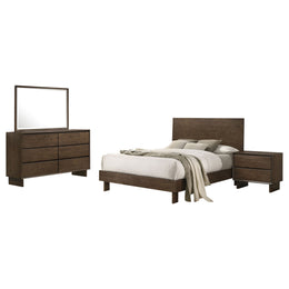 Glenwood   Bedroom Set Warm Brown