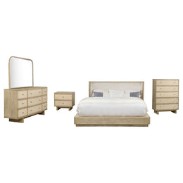 Kailani  California King Bedroom Set Beige Oak