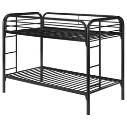 Morgan Metal  Over  Bunk Bed Black
