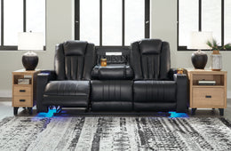 Center Point REC Sofa w/Drop Down Table
