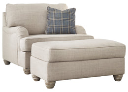 Traemore Chair and Ottoman