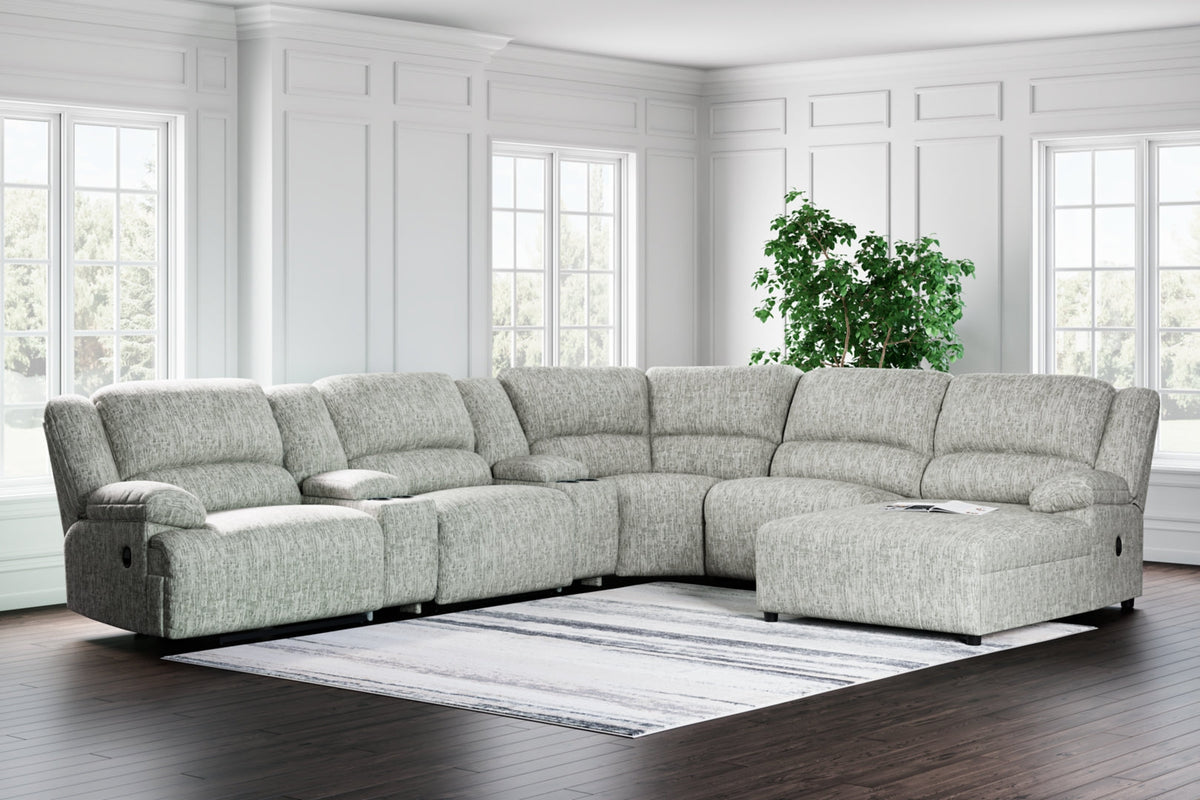 McClelland 5-Piece Reclining Sectional with Chaise