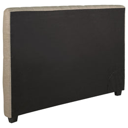 Chloe Upholstered California King Panel Headboard Oatmeal