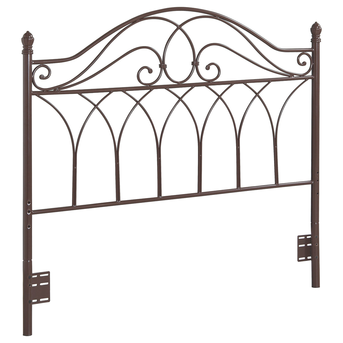 Zola Metal  or  Open Frame Headboard Brown