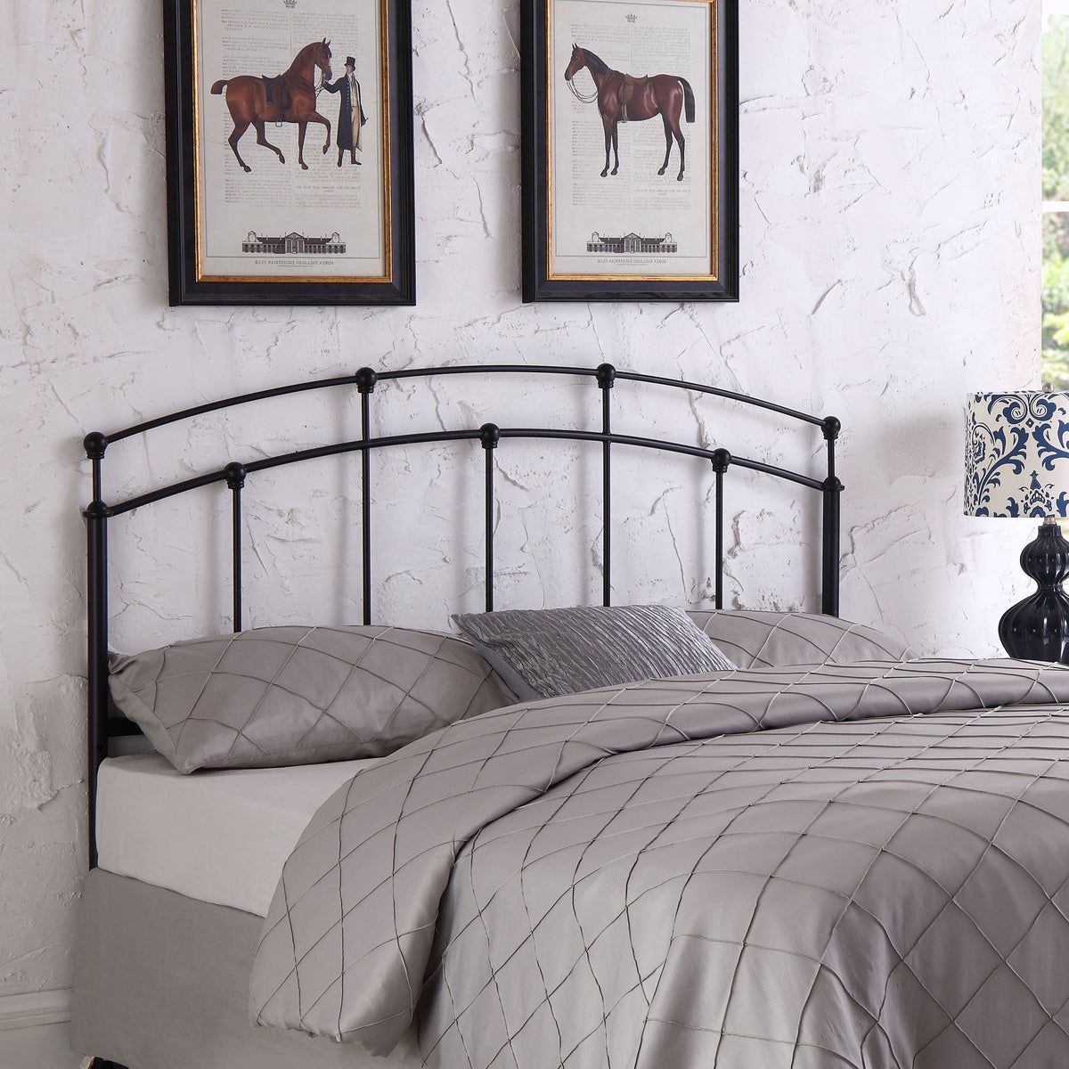 Bryant Metal  or  Open Frame Headboard Black