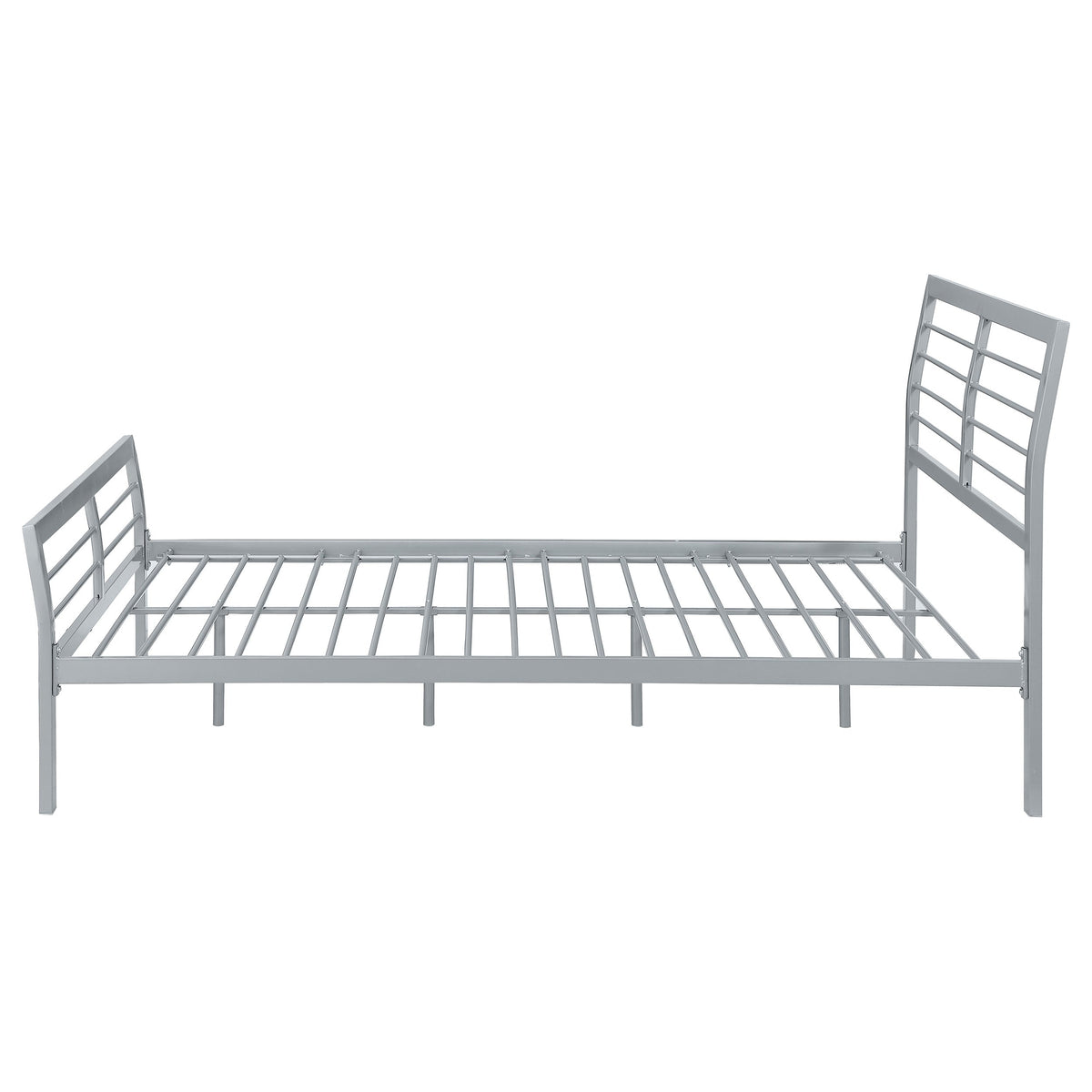 Cooper Metal  Open Frame Bed Silver