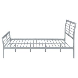 Cooper Metal  Open Frame Bed Silver