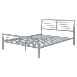 Cooper Metal  Open Frame Bed Silver