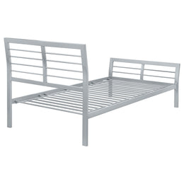 Cooper Metal  Open Frame Bed Silver