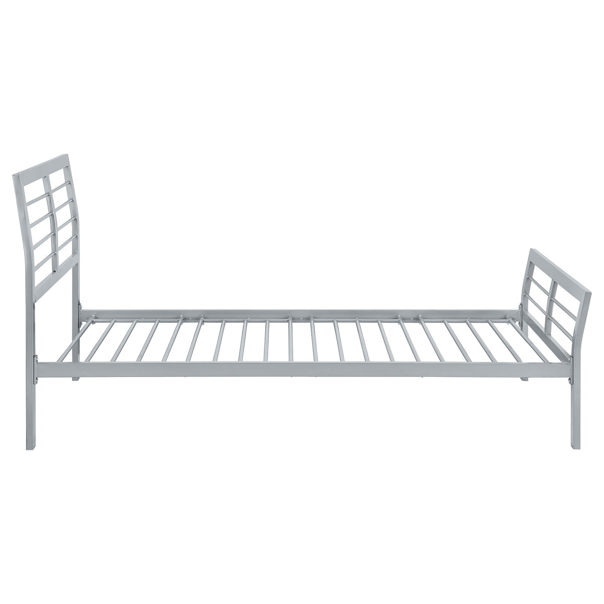 Cooper Metal  Open Frame Bed Silver