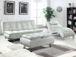 Dilleston Upholstered Tufted Convertible Sofa Bed Black