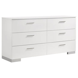 Jeremaine  California King Bedroom Set White