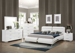 Jeremaine  California King Bedroom Set White