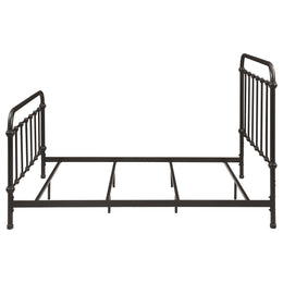 Livingston Metal California King Open Frame Bed Dark Bronze