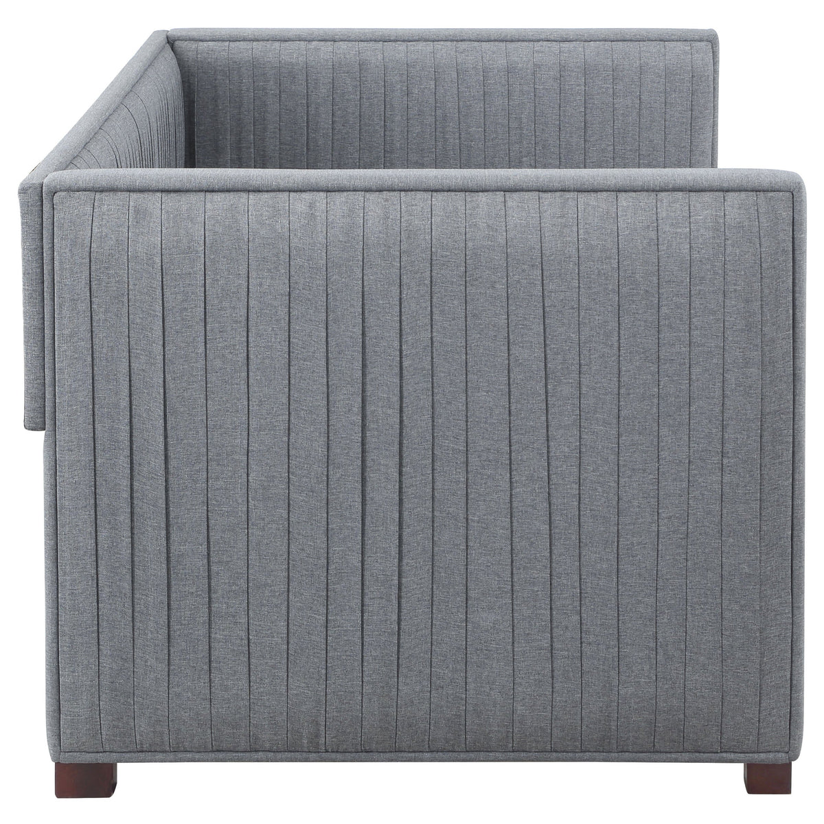 Brodie Upholstered  Daybed with Trundle Grey