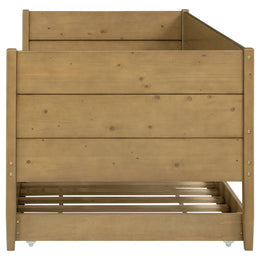 Calinda Wood  Daybed With Trundle Natural
