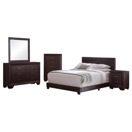 Dorian  California King Bedroom Set Dark Cocoa