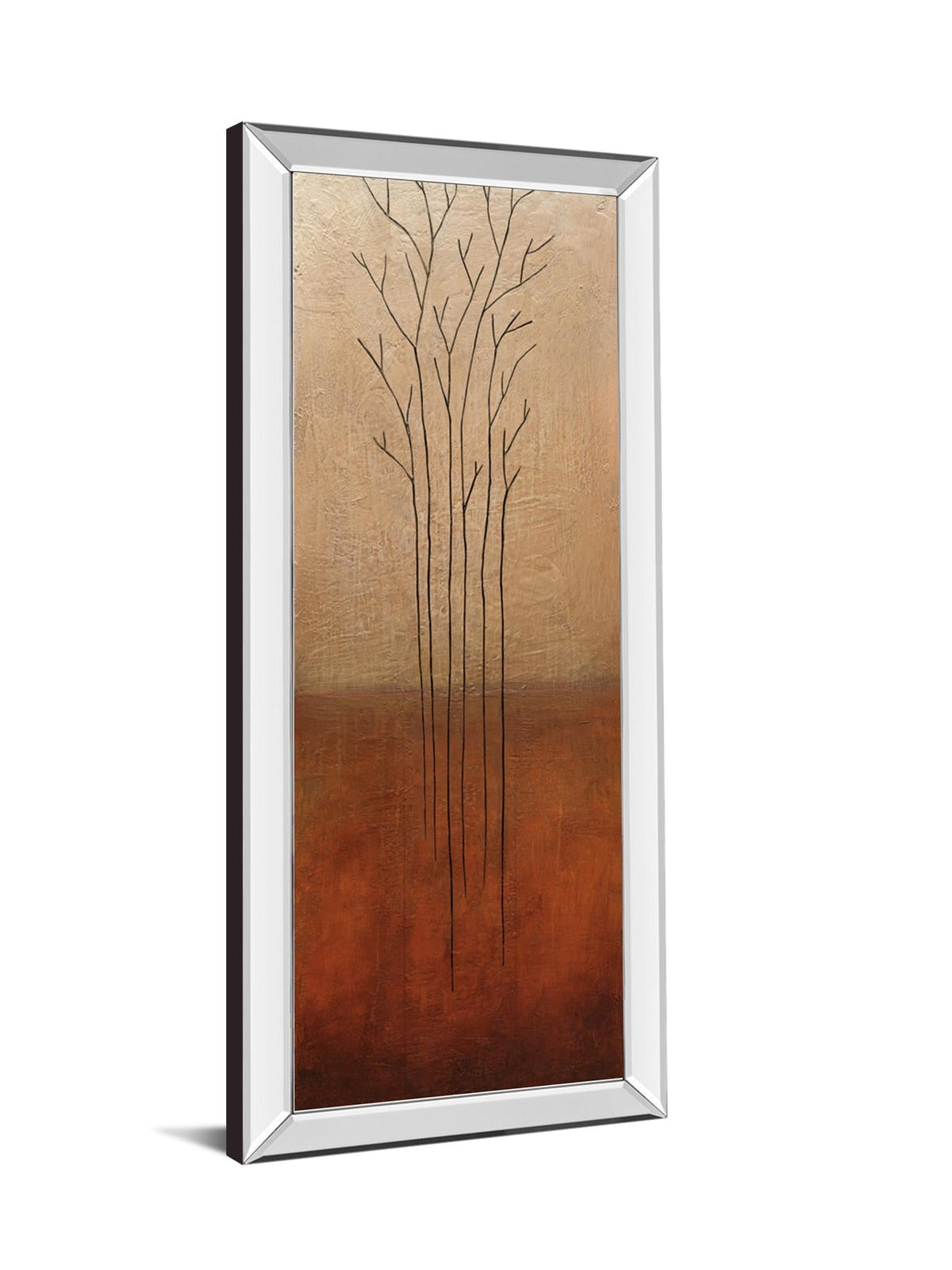Branch Rouge I By Eve 18X42 Mirror Frame Print