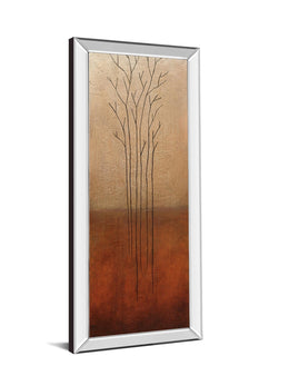 Branch Rouge I By Eve 18X42 Mirror Frame Print