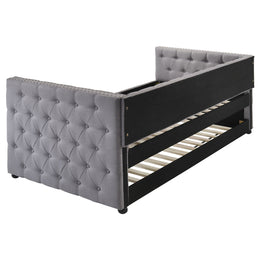 Mockern Upholstered  Daybed with Trundle Grey