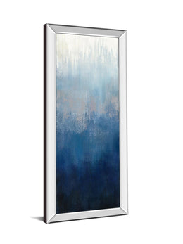 Silver Wave Ii By Silvia Vassileva 18X42 Mirror Frame Print