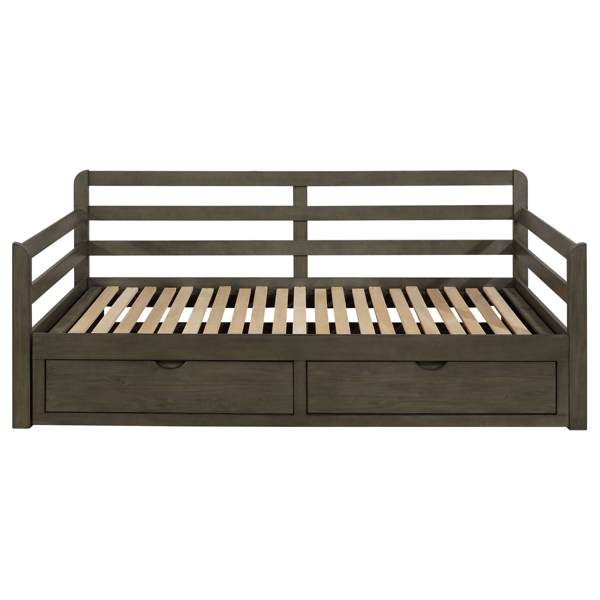 Sorrento 2-drawer  XL Daybed with Extension Trundle Grey