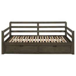 Sorrento 2-drawer  XL Daybed with Extension Trundle Grey