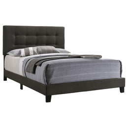 Mapes Upholstered  Panel Bed Charcoal