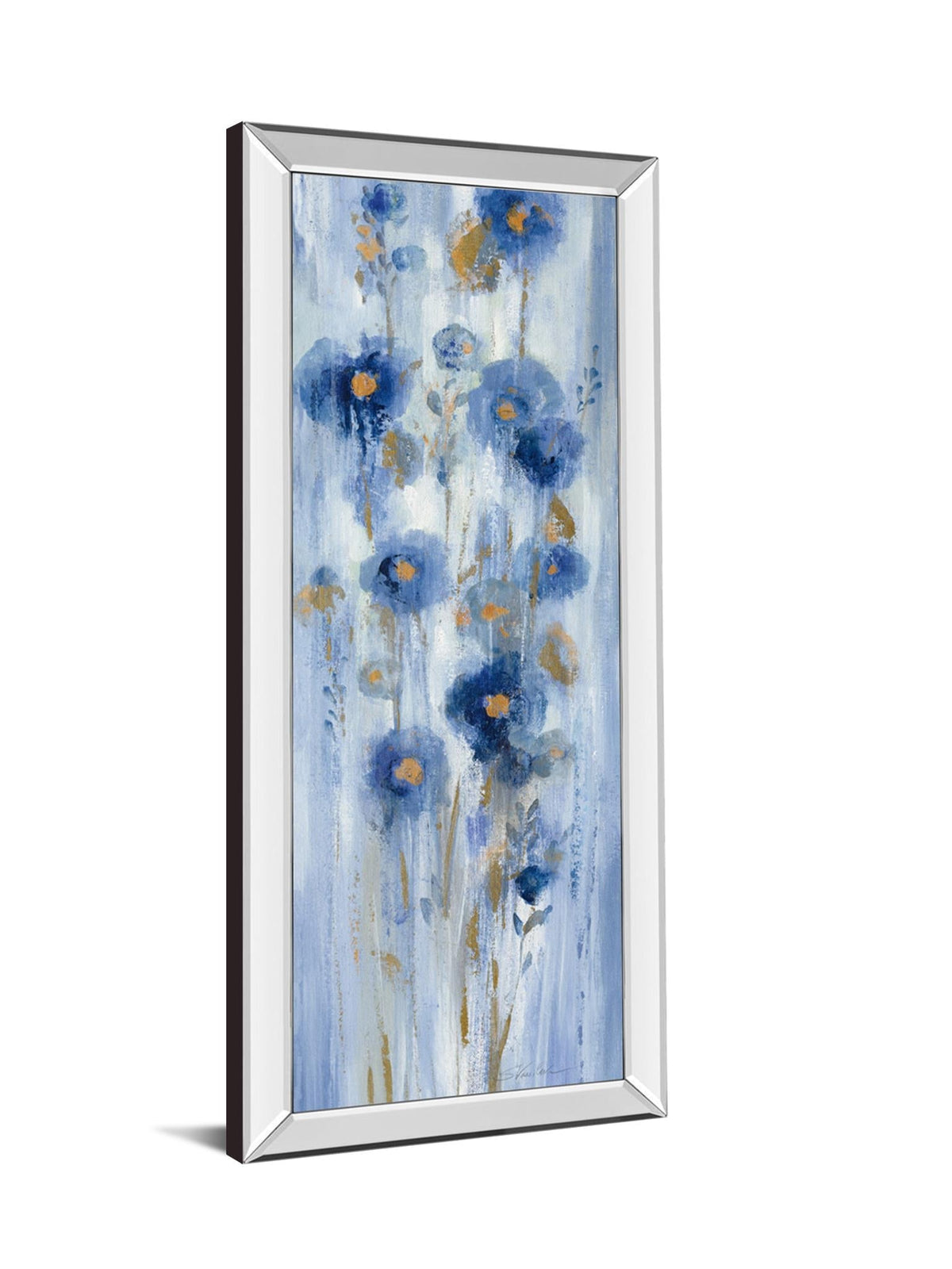 Seaside Flowers I By Silvia Vassileva 18X42 Mirror Frame Print