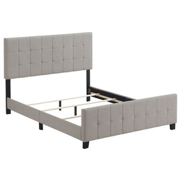 Fairfield Upholstered  Panel Bed Beige