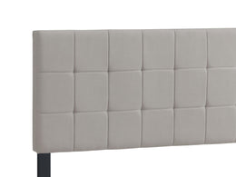 Fairfield Upholstered  Panel Bed Beige
