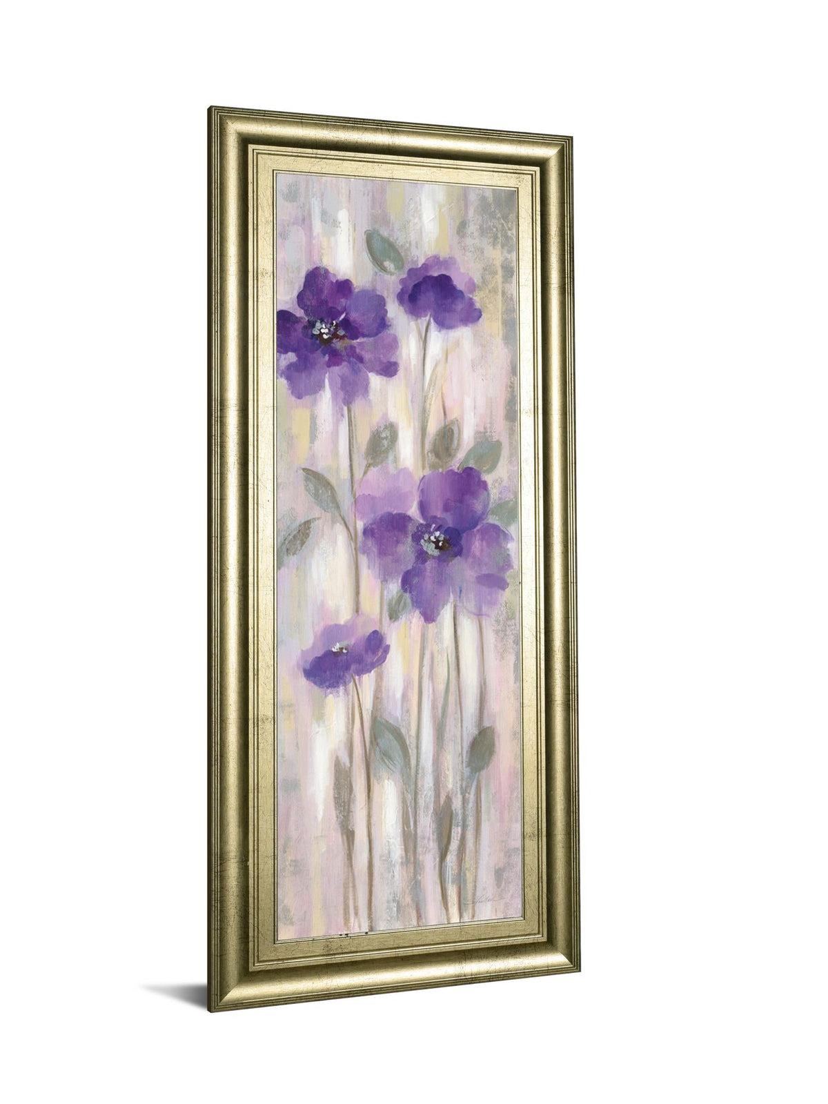 Spring Floral I By Silvia Vassileva 18X42 Framed Print