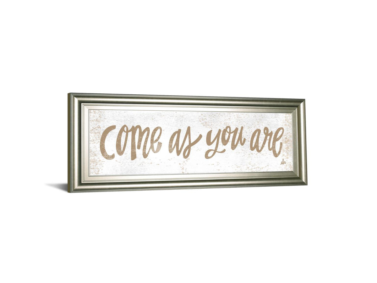 Come As You Are By Erin Barrett 18X42 Framed Print