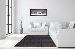 Winter On The Farm By Billy Jacobs 18X42 Framed Print