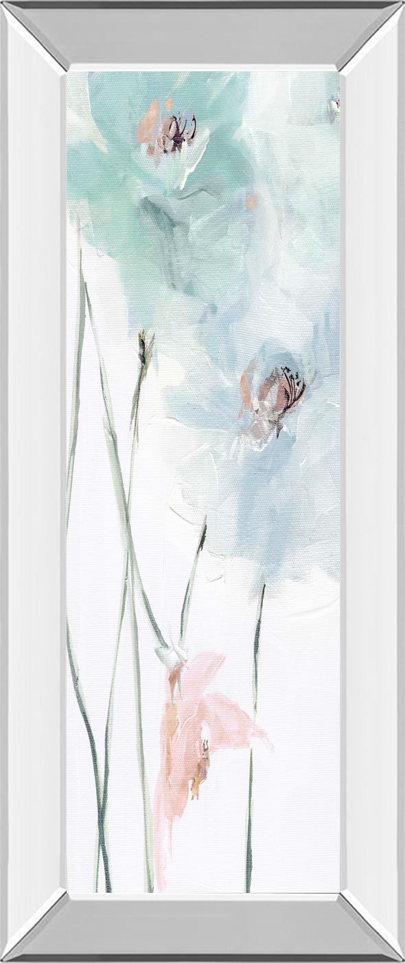 Spring Poppies I By Susan Pepe 18X42 Mirror Frame Print