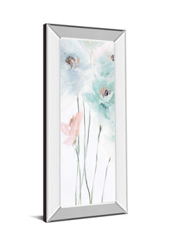 Spring Poppies Ii By Susan PepeÂ  18X42 Mirror Frame Print