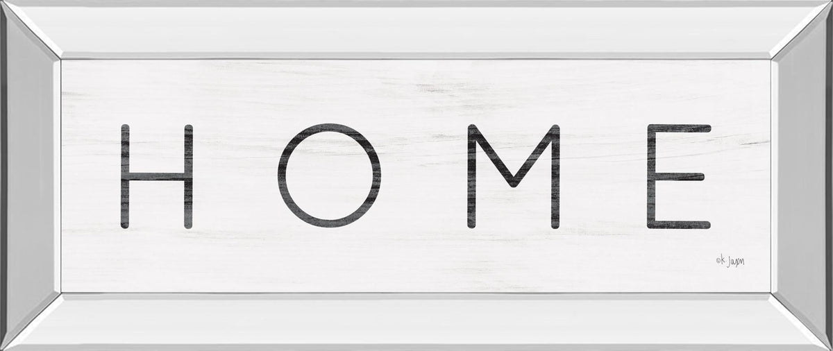 Home By Jaxn Blvd 18X42 Mirror Frame Print