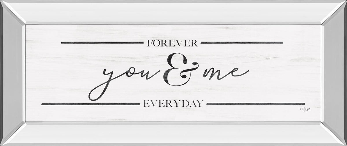You & Me By Jaxn339B 18X42 Mirror Frame Print