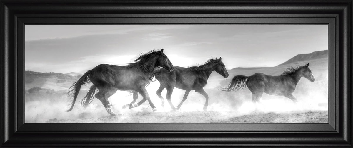 Rolling By By Jg Studios 18X42 Framed Print