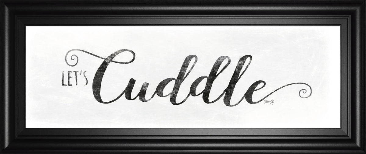 Let'S Cuddle By Marla Rae 18X42 Framed Print